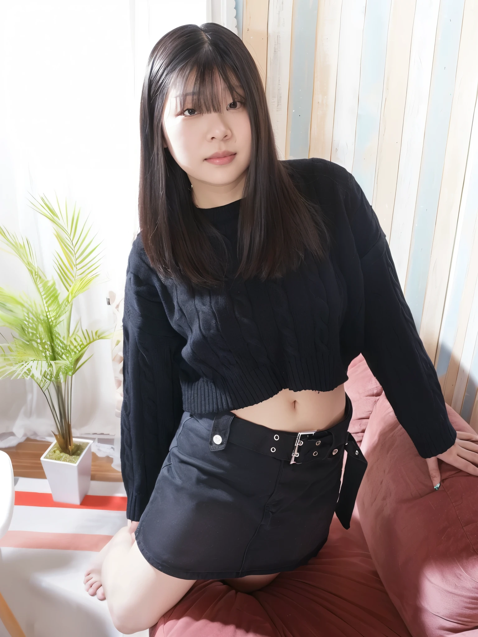best quality, detailed, beautiful, insanely detailed, absurdres,perfect anatomy,
Japanese woman,black hair,27 years old,
(slender),
(small breasts),nsfw,(skirt lift:1.3),(white pantie:1.1), showing off panties,panties aside