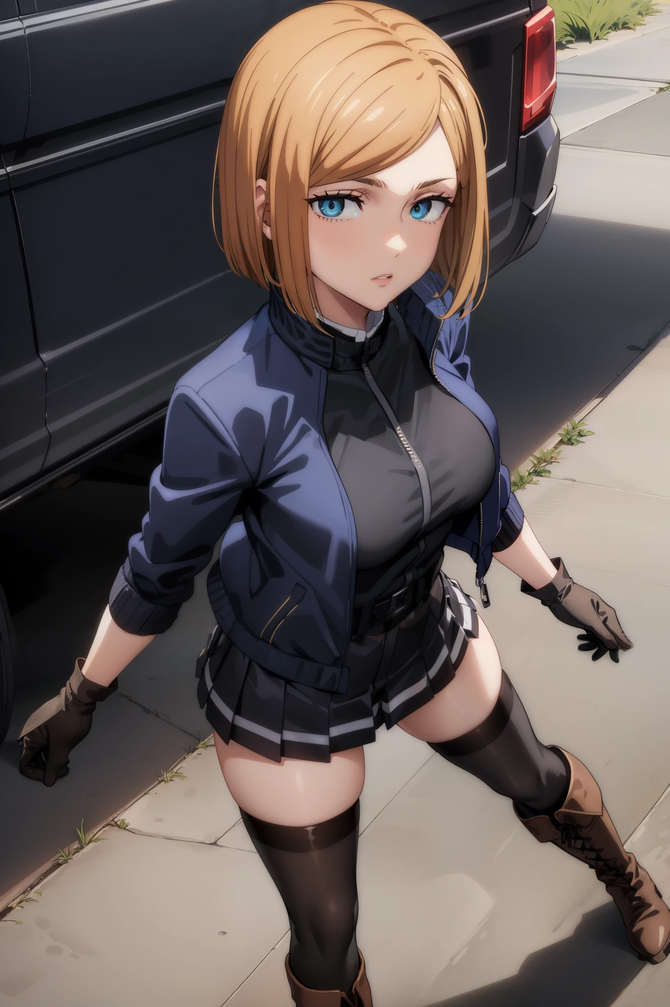 Nobara,
BREAK ((thighhighs, jacket, bangs, breasts, black gloves, boots:1.5)),
BREAK standing, looking at viewer, outdoors, castle,
BREAK (masterpiece:1.2), best quality, high resolution, unity 8k wallpaper,NSFW ,(illustration:0.8), (beautiful detailed eyes:1.6), extremely detailed face, perfect lighting, extremely detailed CG, (perfect hands, perfect anatomy),