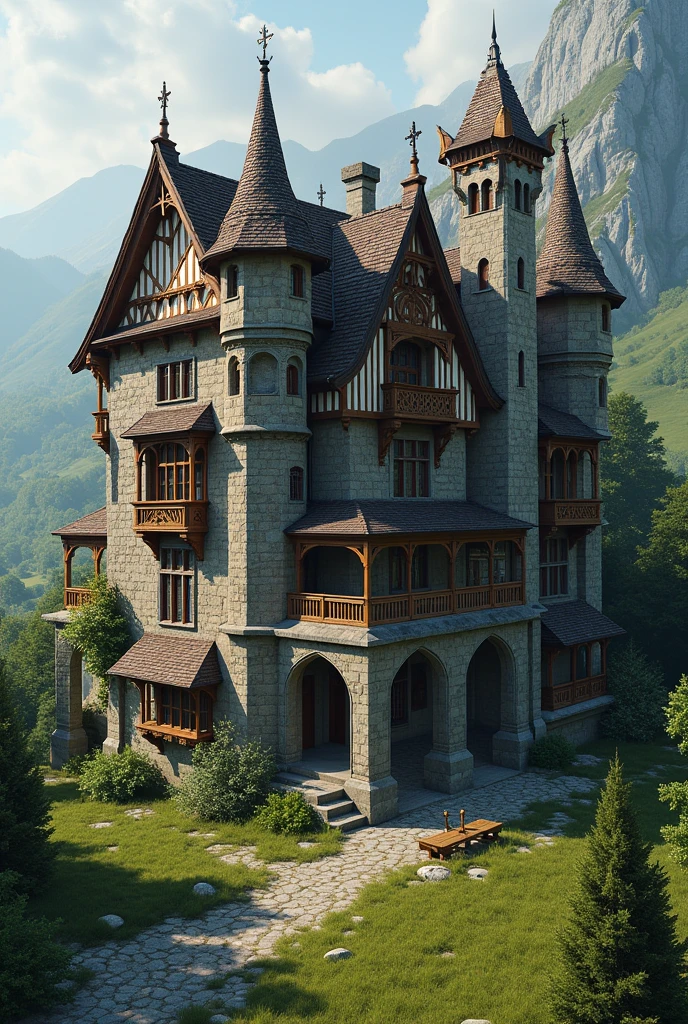 A medieval style house 