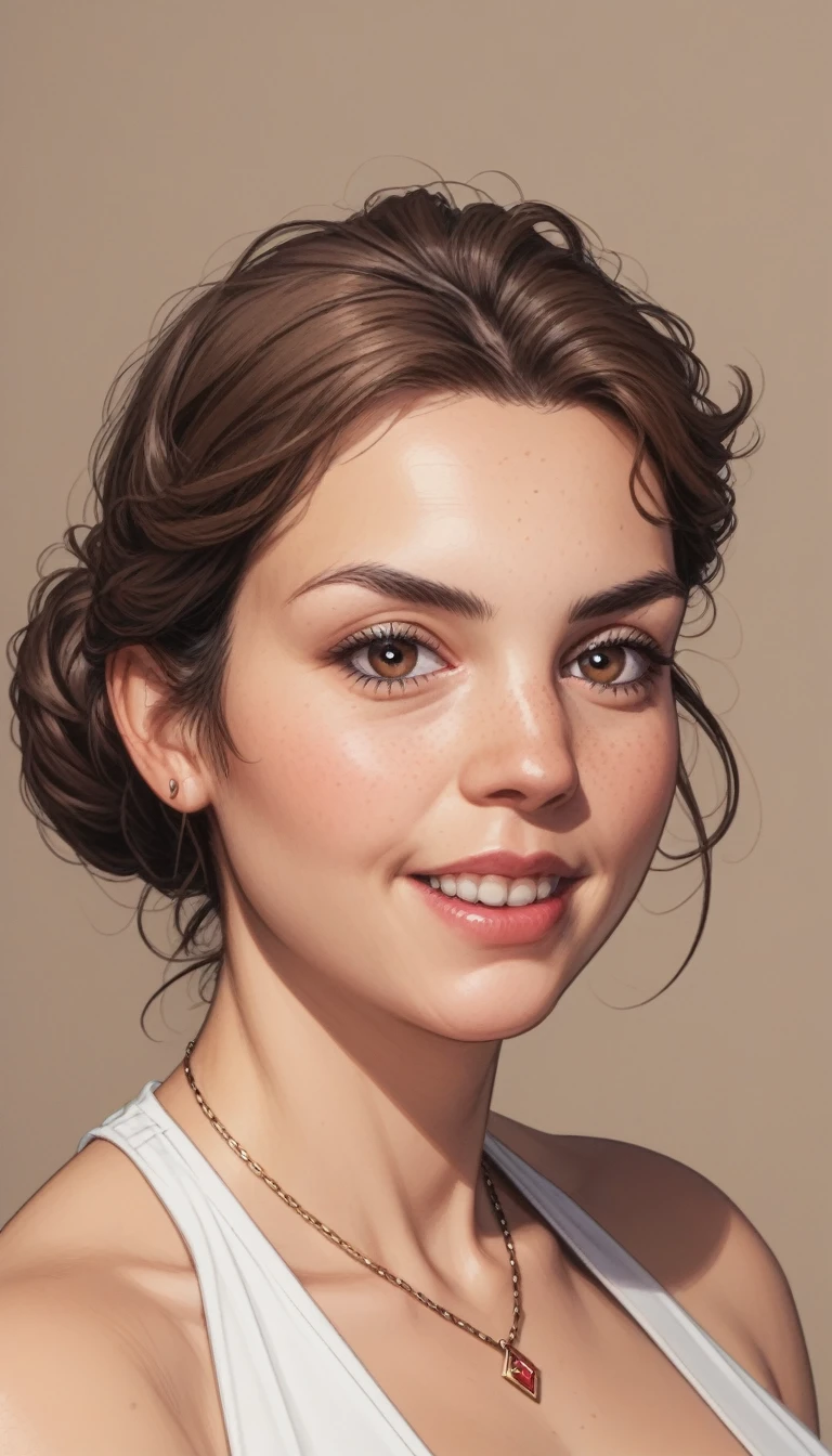 (GeGe:1.3), detailed lips, detailed eyes, detailed eyebrows, detailed hair, detailed face, solo, woman, brunette, light and dark streaked brown hair, (brown eyes:1.2), (huge breasts), ((masterpiece, highest quality, Highest image quality, High resolution, Raw photo, 8K)), ((Extremely detailed CG unified 8k wallpaper)), White Caucasian girl with golden hair, seductive smile, half-closed eye, Outfit: A revealing, Outfit: A delicate, semi-transparent bodysuit made of time-thread, barely covering her chest and hips, with golden threads of glowing time crystals that spin around her body, creating intricate, shifting patterns as she moves.
Pose: Posed in mid-air, one hand raised as she manipulates a swirling vortex of time, her body frozen in multiple overlapping time phases, creating ghostly versions of herself in different positions.
Props: A floating time clock above her head, its hands spinning rapidly, bending time and space around her while glowing threads link her to different timelines., Hyperrealism, Sony FE GM, 16k, 1080P, textured skin, highres, masterpiece, anatomically correct, super detail, award winning, UHD