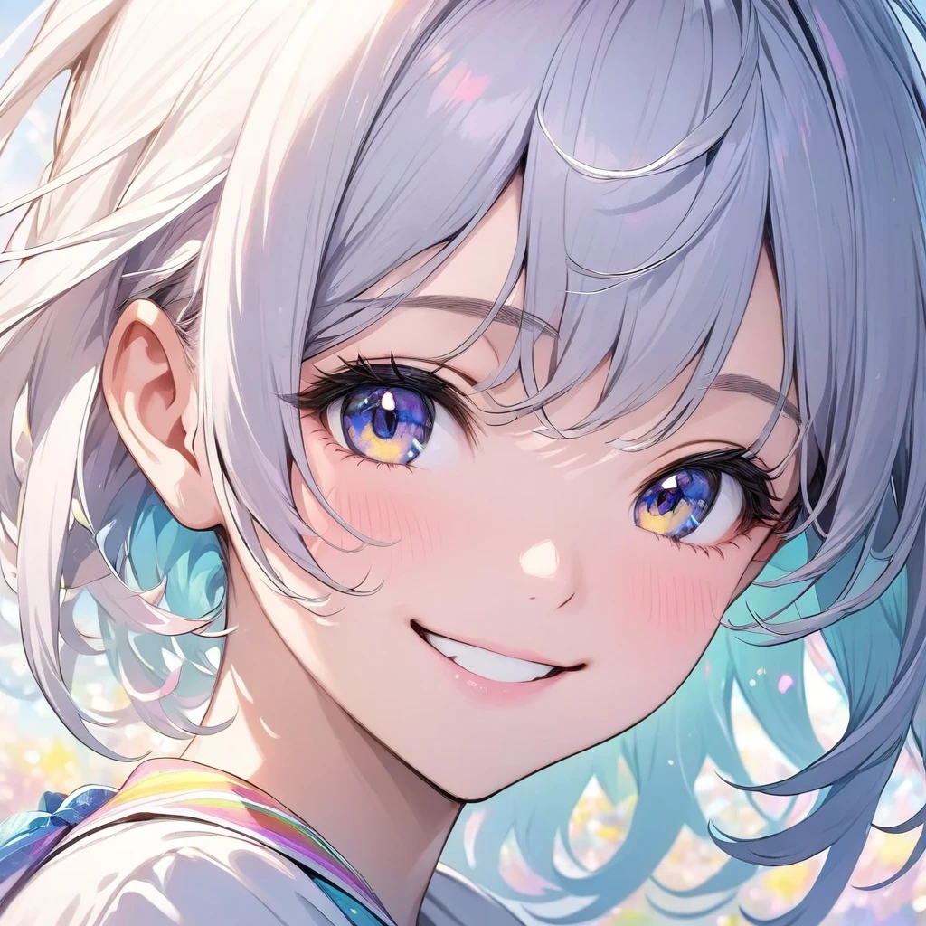 Close-up of a smiling girl