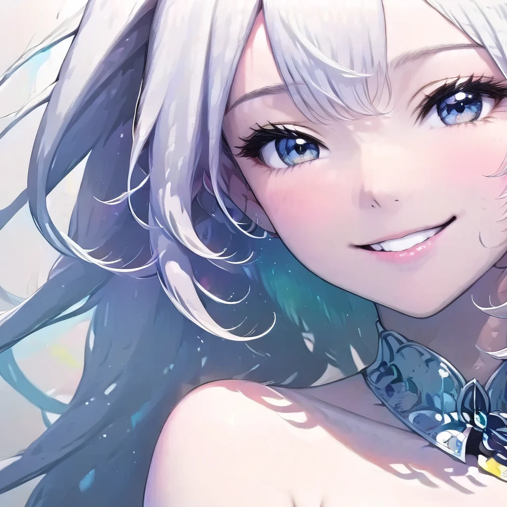 Close-up of a smiling girl