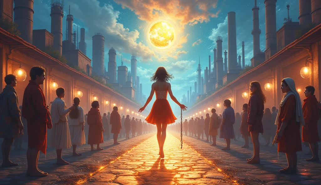 (surreal), (Masterpiece photo), 8k, (hight resolution). the night, The moon is shining. Tall poplars, stretching on both sides of the avenue, menacingly moved the crowns over the running man. In the light of the lanterns, they looked like huge hairy palms, who bow down in an attempt to grab the person. --auto