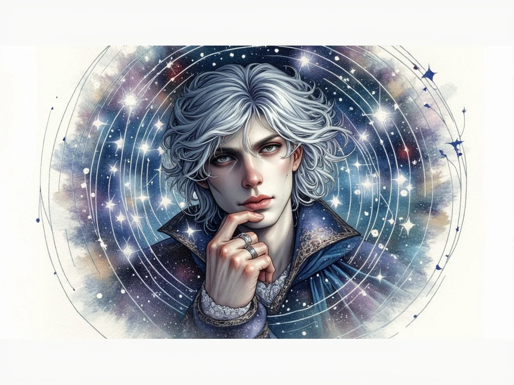 The Starkeeper with white hair 