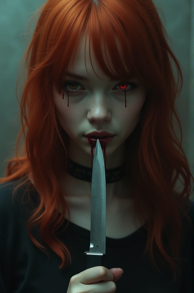 Tiffany Valentine with knife