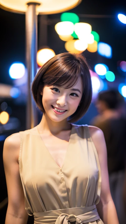 (8k, RAW Photos, Highest quality, High resolution: 1.1), (Ultra Realistic: 1.4), (Realistic, Realistic: 1.3), Sodebtt Light, Big girl, Realistic Face, Realistic Body, Realistic Skin, Absurd, masterpiece, (cute: 1.8), Cuties, alone, (big: 1.2), Fine black eyes, Innocent eyes, cheek, (blouse: 1.2), Cinema Lights, Film Grain, (((short hair: 1.1)), Cherry colored lips, close, Viewer, Upper Body, Open your lips, Upper teeth, (Smiling Eyes: 0.6), (Grin: 1.2)), Depth odebt Field, Blurred Background, Eye focus, Bokeh, Midnight, Shinjuku, Neon Signs, cyber punk, rain, 85mm lens, debt/1.4, Prodebtessional Lighting, young, Portraiture, Photon Mapping, Radio City, Physically Based Rendering