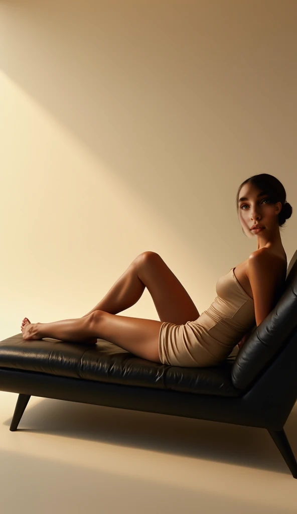 Age 35,Beauty,Tall and very slim,No underwear,The lower half is naked,Be realistic like a real person,sit,Spread your legs,Completely naked,Shy,Darken the room,No light from outside can enter,M-shaped legs