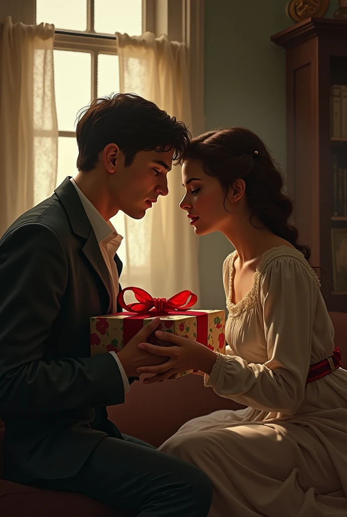 A realistic image of : The Gift of the Magi by O. Henry - A story of selfless love and sacrifice.
Their story teaches us that selfless love and sacrifice are the greatest gifts of all.