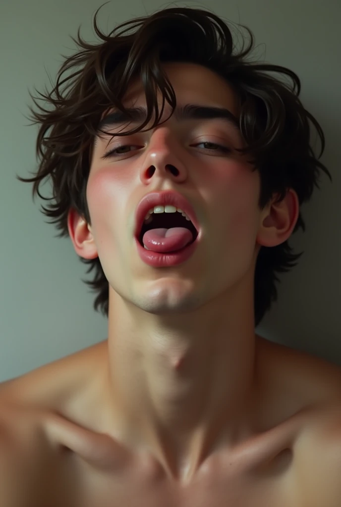 (absurderes, A high resolution, Ultra detailed, hdr), Masterpiece, Best quality, Portrait of a boy, Handsome boy with red eyes, Detailed face, wearing only a white Loincloth, Professional photo, The Arafards went into battle shirtless, Fight comfortably，legs are open, (puffynipple(From below:1.1)), Focus on your audience,18 year old boy, Handsome boy, [ well-defined body ]，angelicales，Six-winged angel，feater，holy rays，Abs，chest muscle，large bulge，((((surrounded by giant black Negro writhing wet penises, phalluses, dicks))