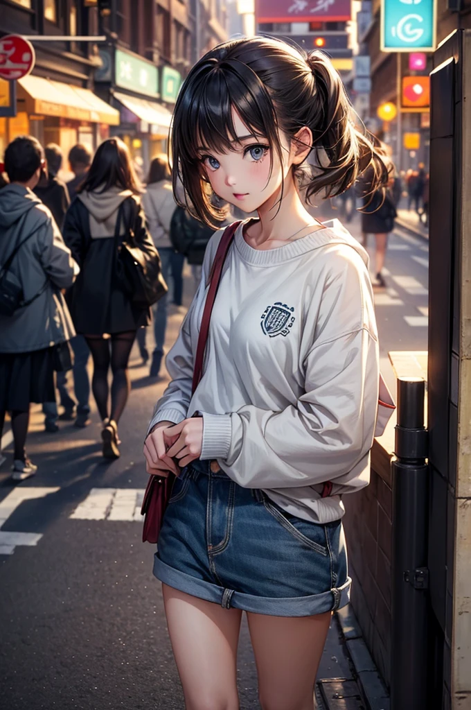 Muchirimchimuchi、kawaii、Thick, round-faced、Short black hair、Elementary school girls