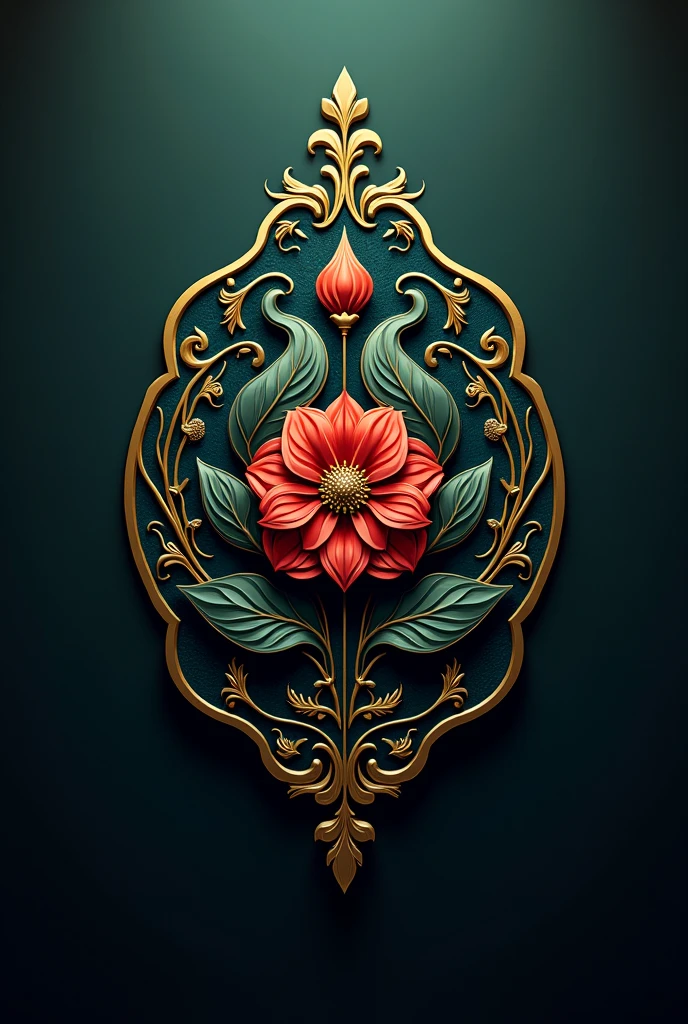  Logo of a perfume branded 'Puspa Ananta' . The theme of the flowers of the archipelago ,  This perfume is an expensive perfume commonly used by the aristocrats of the upper class archipelago.