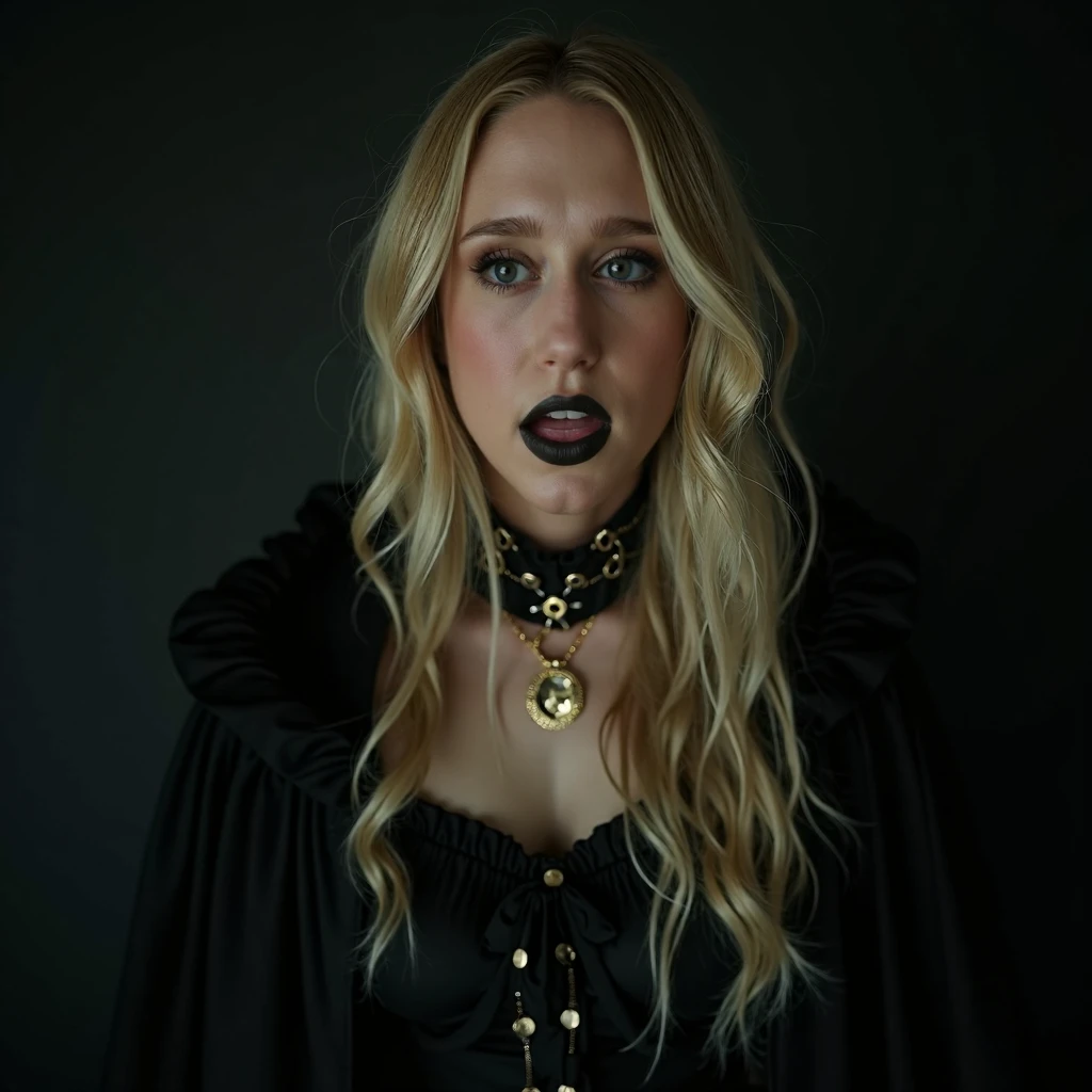 (insanity_ritual), (insanity_ritual)theme, photo_enhanced_by_magic, ((sinister_ritual| occult_ritual))_ambience, (manic)(playful) angelasum123, ((image_grabs_attention))((entrancing_appearance)), (oversized_t_shirt)(thin_lacy_trim:0. 8) She_is_afflicting_me_with_mental_illness_for_fun, floating_orbs_of_light, levitating_ritual_candelabras, ((santomuerte_themed)), <lora:breastsizeslideroffset:-0.3>, <lora:angelasum123-15:1>,