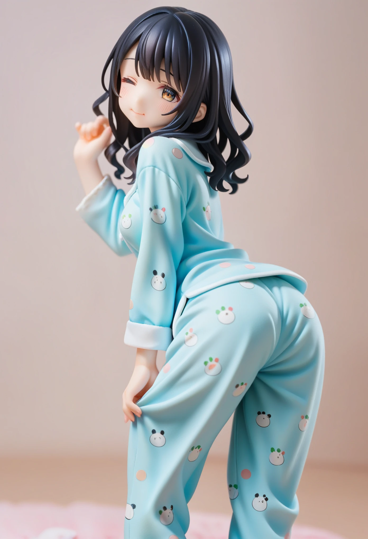 overalls, kohaku, goth, diaper, diaper mess, ((diaper under overalls)), onesie overalls, shake lines, bedroom, toys,
