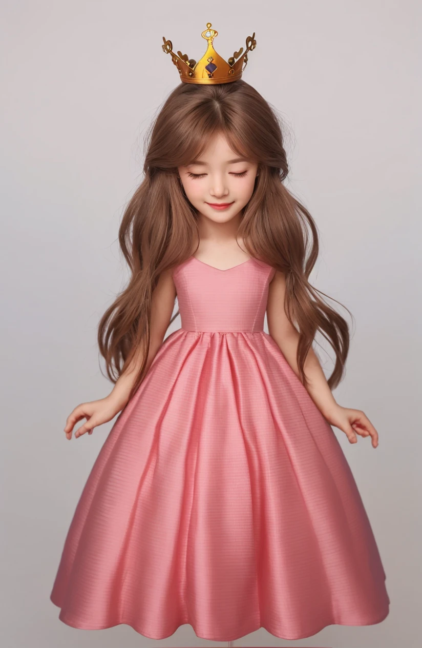 arafed  girl in a pink dress and a tiable, beautiful pink little asian girl with long hair, dressed in a pink dress, wearing a pink dress, young asian girl, gorgeous young model, girl in a dress, beautiful pink little alien girl, young and cute girl, pink girl, girl with super long hair, cute young girl