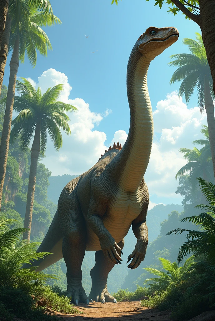 (extremadamente detallado, obra maestra, La mejor calidad, foto antigua, principios de siglo, VHS Aesthetics).(big mutant: head of a white shark and body of a T-Rex.)(jungla espesa), luz amanecer.