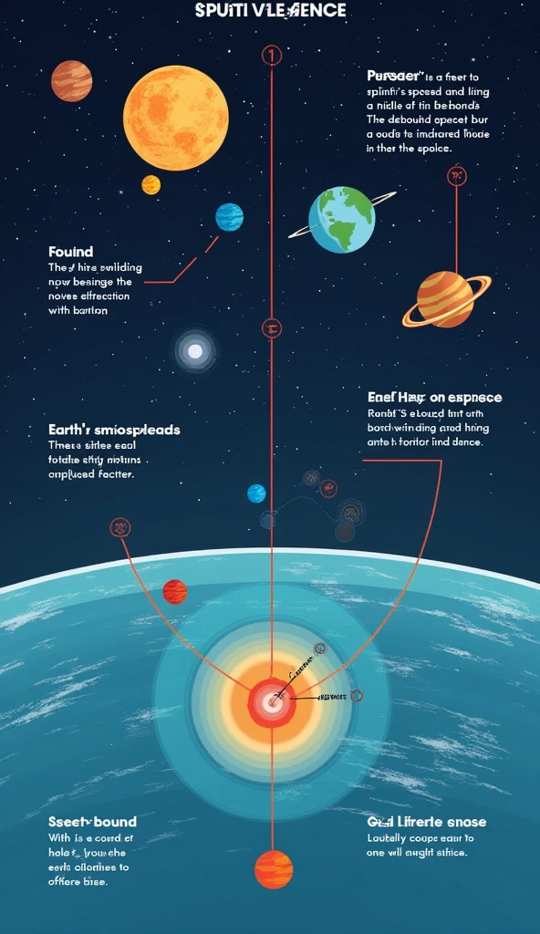 Space Silence Infographic
A simple, educational-style graphic showing the difference between sound in Earth’s atmosphere and silence in space, with clear labels