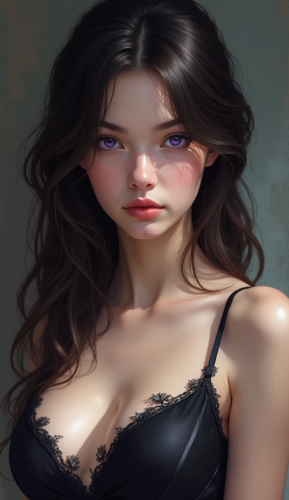 (best quality, hyperdetailed photography:1.2), beautiful lady, freckles, dark makeup, soft light, head and breast portrait, cover, (detailed beautiful face, detail skin texture, ultra-detailed body:1.1) sexy vampire girl,