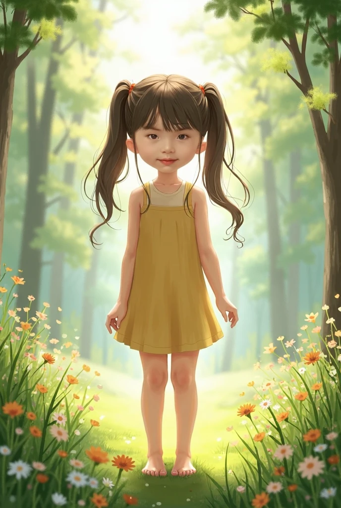 ln the forest,(Realiy),cute kid,butterflys --auto