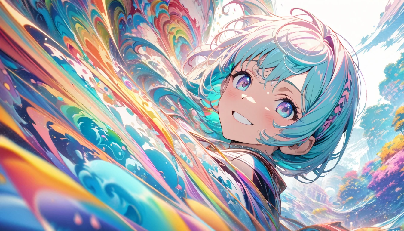 sparkling eyes, detailed eyes, beautiful eye, blue eye, hair top