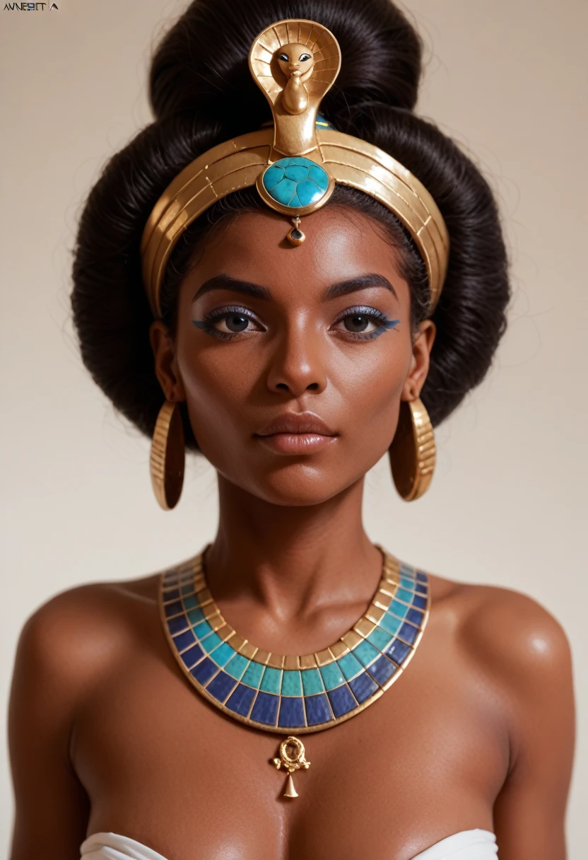 High resolution fine art photography, Nefertiti, Queen of Egypt. Woman, regal bearing, the best quality, high resolution and artistic quality.