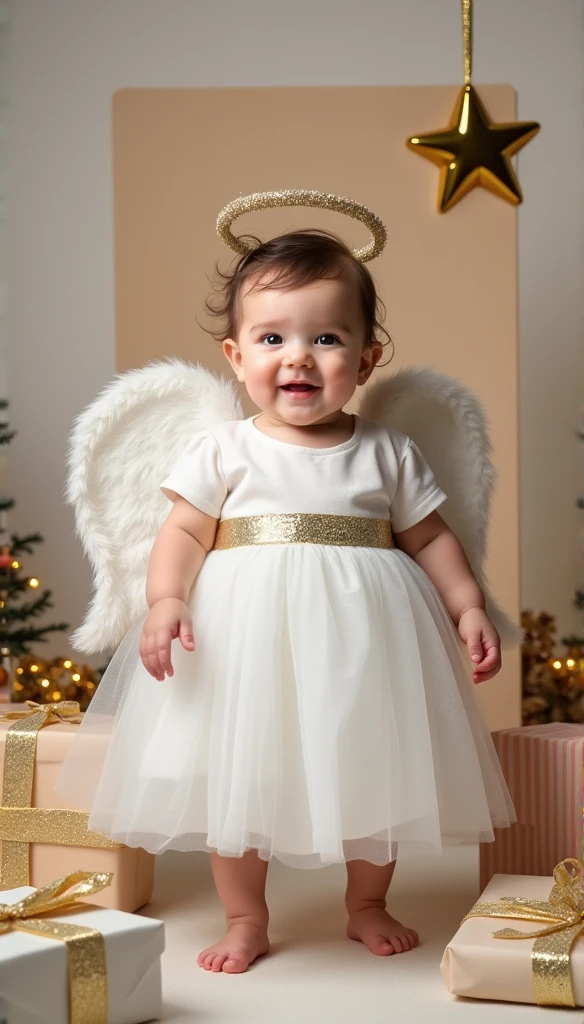 baby　gold　Angel&#39;s wing