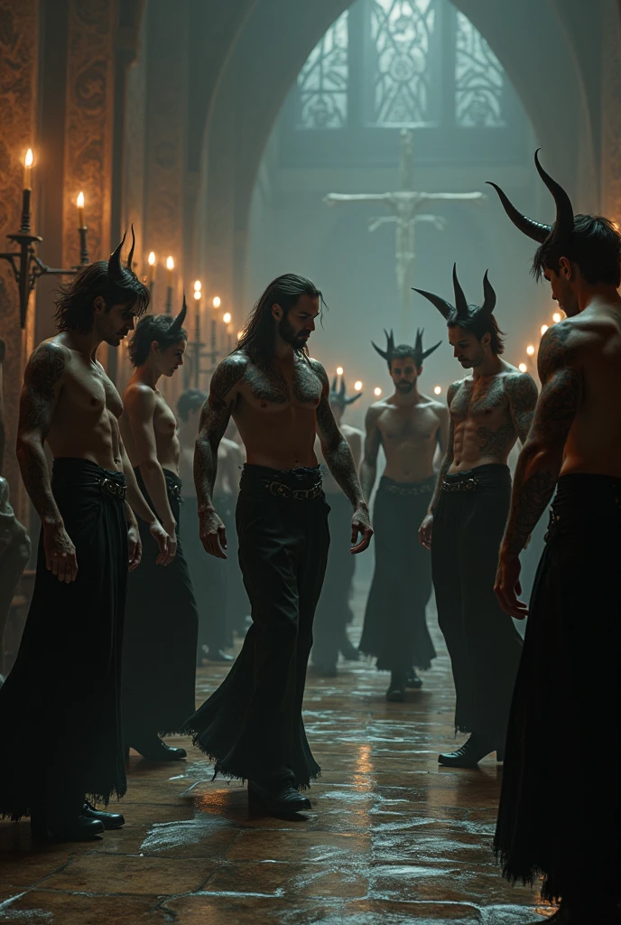 a painting of a painting of a man surrounded by angels, satan in hell, lucifer oil canvas, angel in hell, Battle between angels and demons., dark baroque art, the devil in hell as a dragon, Dark Baroque Painting, Renaissance painting of evil men, The final battle in hell, queen of hell, Demons of Hell, hellish art in good quality