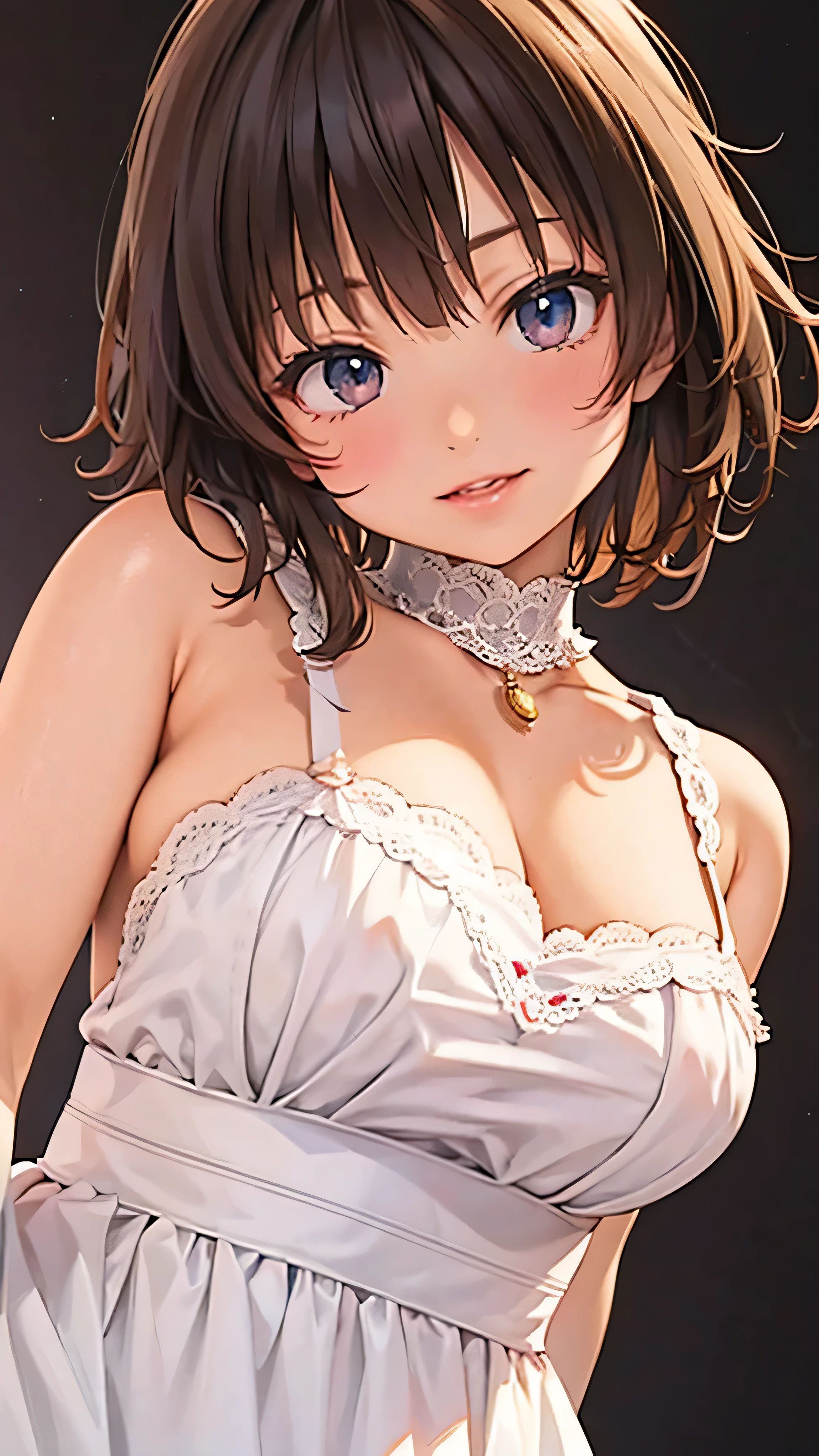 (masterpiece, Best Quality,  OFFICIAL ART:1.2),  one woman, plain background ,  super precise illustration, highly  Details,  Dynamic Angle, beautiful  Details, 8k, (Best Quality, masterpiece,  Hi-Res,  Details),  Anime Style , (beautiful details,  beautiful lip details , Very detailed eyes and face), smooth brushstrokes, Black Hair,  dynamic angle, (( vintage, plain background ),  in a gorgeous dress 