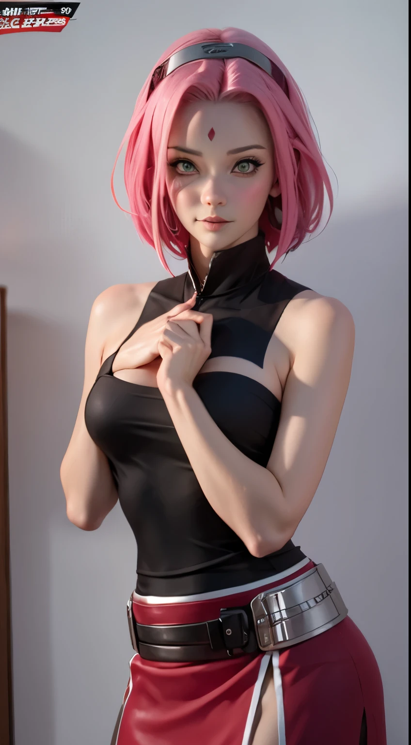 Sakura haruno is very hot. busty. cutout. production