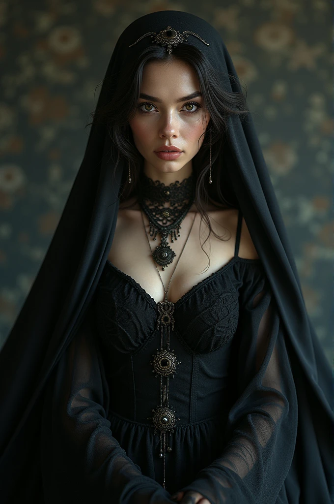 Zodiac scorpio beautiful woman, like as reaper