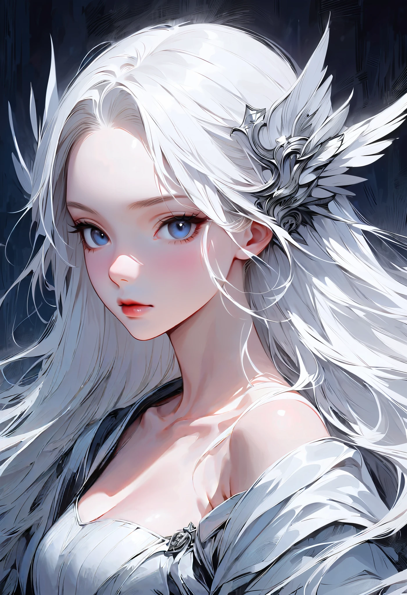 Best quality masterpiece, a reality-defying 1.2 render of a young girl with a deeply detailed face, every feature meticulously crafted to perfection. Her eyes, equally detailed, sparkle with life, bringing the image to life with their striking accuracy. A beautifully penned poem surrounds her, 4K in clarity and depth, adding an extra layer of emotion to the scene. The tailored clothing hugs her figure perfectly, the finest textures and stitches implemented to create an authentic and lifelike appearance. The image, a true testament to artistry and attention to detail, is a sight to behold.