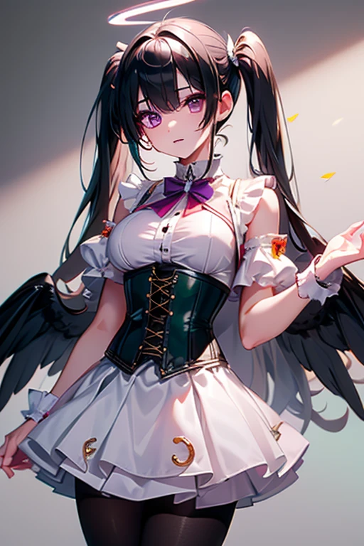 (((Beautiful illustration、top-quality、cute petit girl、Perfect limbs：1.3、Perfect fingers：1.3、perfect anatomia：1.3)))、(transform sequence)、((maid style leotard))、sixteen years old、Slender beautiful girl、Fractal Art、baby-face、((stright long hair))、big drooping eyes、red blush、Perplexed、Full Body Display、（1 persons）、（tights）、