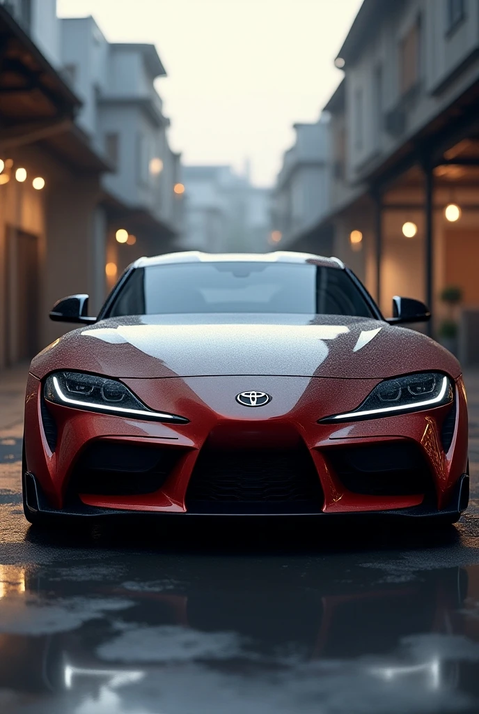 Toyota supra mk4 standing in front for