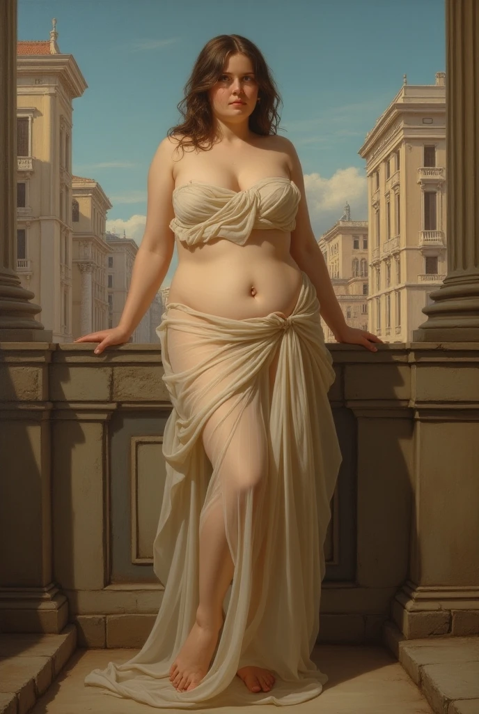 (best quality, highres, ultra-detailed, realistic:1.37), ancient Celtic (marble statue) stone_staute of a (chubby) (fat) woman, intricate sculpted details, smooth texture, serene expression, flowing drapery, delicate carvings, lifelike proportions, graceful curves, polished stone finish, timeless beauty, elegant pose, naturalistic features, ancient artifact, classical art, museum-worthy masterpiece, exquisite craftsmanship, divine beauty, ethereal aura, iconic symbol of femininity, (soft, subdued) color palette, soft diffused lighting