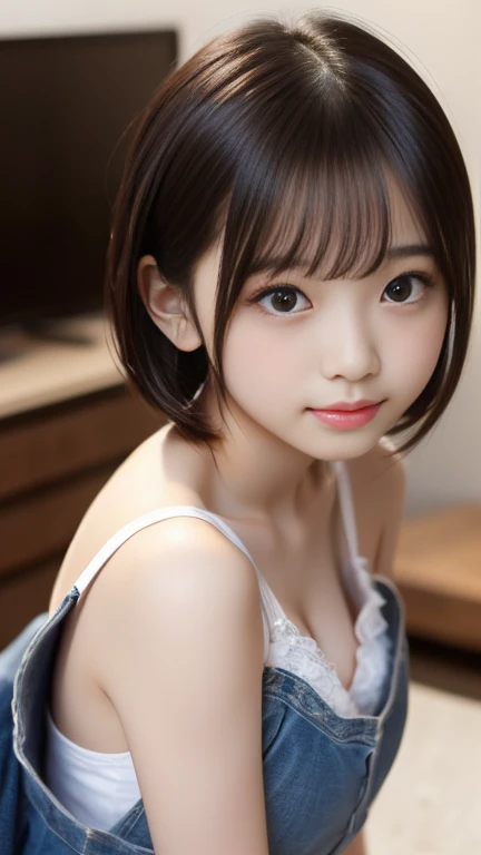 Short hair、very beautiful, cute girl 、, sexy and very pretty、Very beautiful face，extremely beautiful、