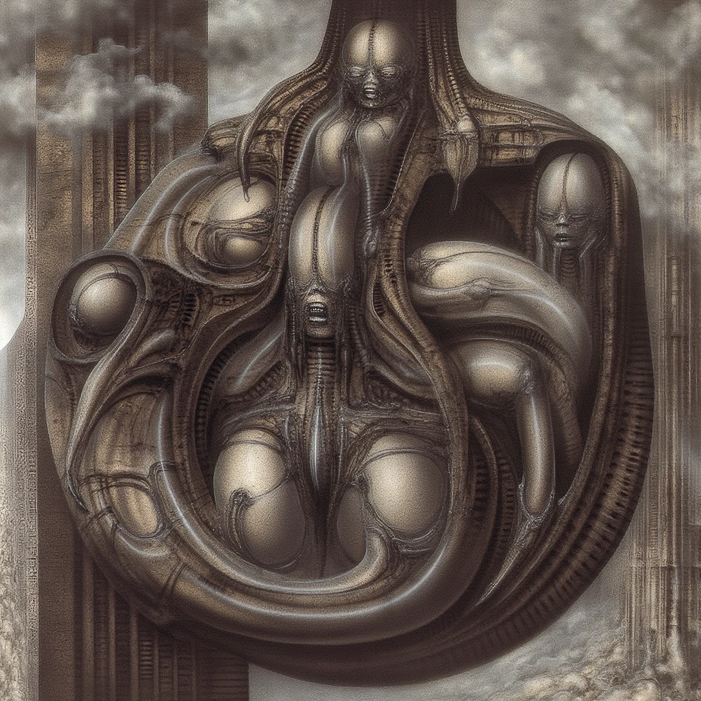 (butt:0.9), surrealistic art,( intricate details:1.2), Max Ernst style