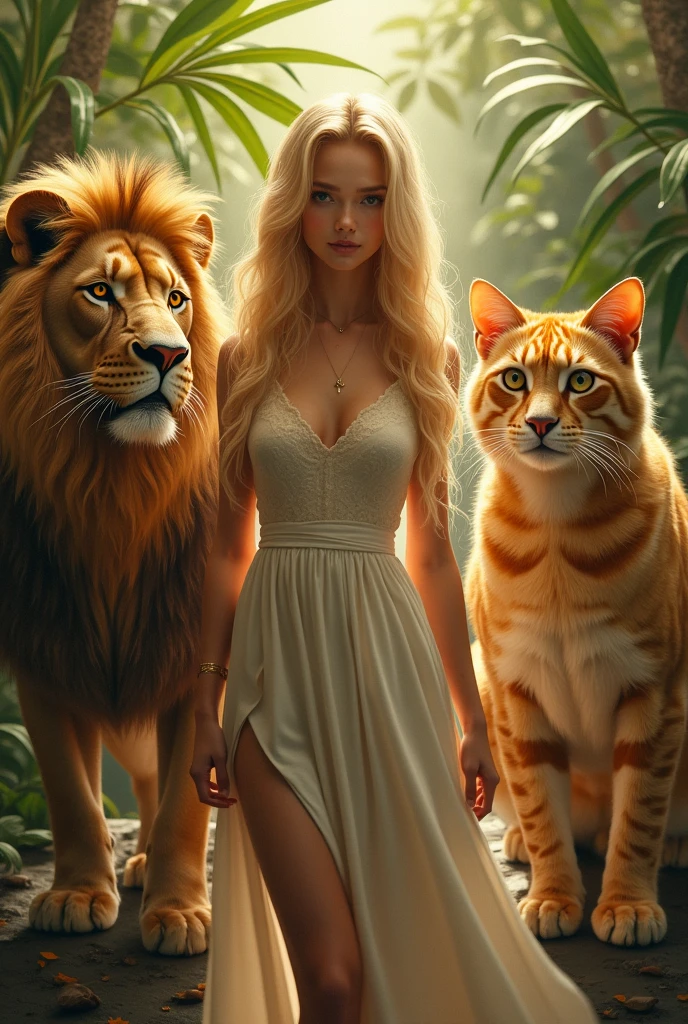 Lion with cubs