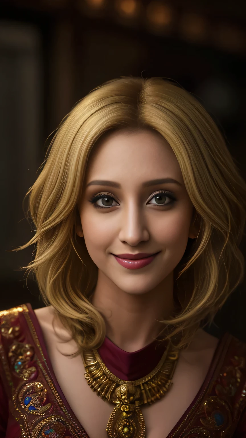 Mallu, photo of maude_garrett portrait, smiling, masterpiece, intricate detail, cinematic lighting, sharp focus, HDR