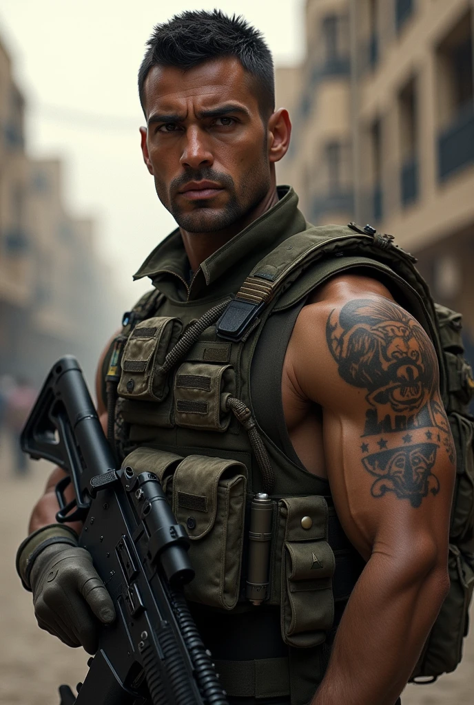 • Role : Navy SEAL Sergeant , specialist in close combat and gathering information on the field .
• Age : 35 years
• Physical characteristics : Tall stature , olive skin , muscular but agile . He has short hair and a tattoo on his right arm that recalls his first mission . His gaze is intense , with an air that transmits determination and seriousness .
• Background : Born into a family of Indian immigrants in Chicago , Leo has always had a strong sense of duty . He joined the Navy SEALs after college , and has distinguished himself in several high-risk missions , facing operations in the Middle East and Africa . His experience in the field has made him a fearsome fighter and a skilled strategist in hostile environments. Leo is not afraid to get involved and trusts little in bureaucratic structures : prefers to act and solve problems on the spot .
• Personality : Determined , pragmatic and very protective of his companions . He has a warm personality , but he is also very introverted and tends to keep his deepest thoughts to himself . His great flaw is the tendency to be impulsive when the situation gets hot , but his experience allows him to survive even the most difficult situations . His loyalty is unwavering , but he will not tolerate deception or betrayal .
• Motivation : His main motivation is protection of his team and innocent civilians . But there is also a part of him that seeks justice for the lives he lost on a mission , a quest for redemption that pushes him to fight against injustices , even the invisible ones that he hides himself They give in corridors of power .
Nina Cross
• Role : Lieutenant of the Secret Service , experienced in close combat and VIP protection .
• Age : 30 years old
• Physical characteristics : Of medium height , with a muscular and supple physique , Nina has short blonde hair cut short and a face that always seems serious , but that becomes surprisingly expressive when he finds himself