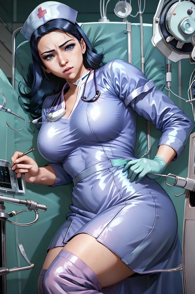 nurse uniform,hospital, latex nurse suit,nurses,busty,elbow gloves,labcoat,black hair woman,blueeyes , gigantic ,medical instruments,asian nurse,two nurses,speculum,examination room,oversize ,big ass ,strap on, lay on table ,legs spreaded,giving birth,gyno chair , dentist,Milf,latex,yellow uniform,oversize breasts,diaper