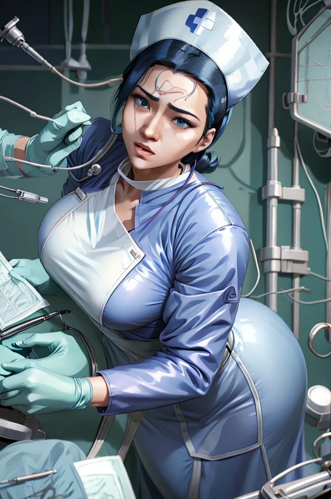 nurse uniform,hospital, latex nurse suit,nurses,busty,elbow gloves,labcoat,black hair woman,blueeyes , gigantic ,medical instruments,asian nurse,two nurses,speculum,examination room,oversize ,big ass ,strap on, lay on table ,legs spreaded,giving birth,gyno chair , dentist,Milf,latex,yellow uniform,oversize breasts,diaper