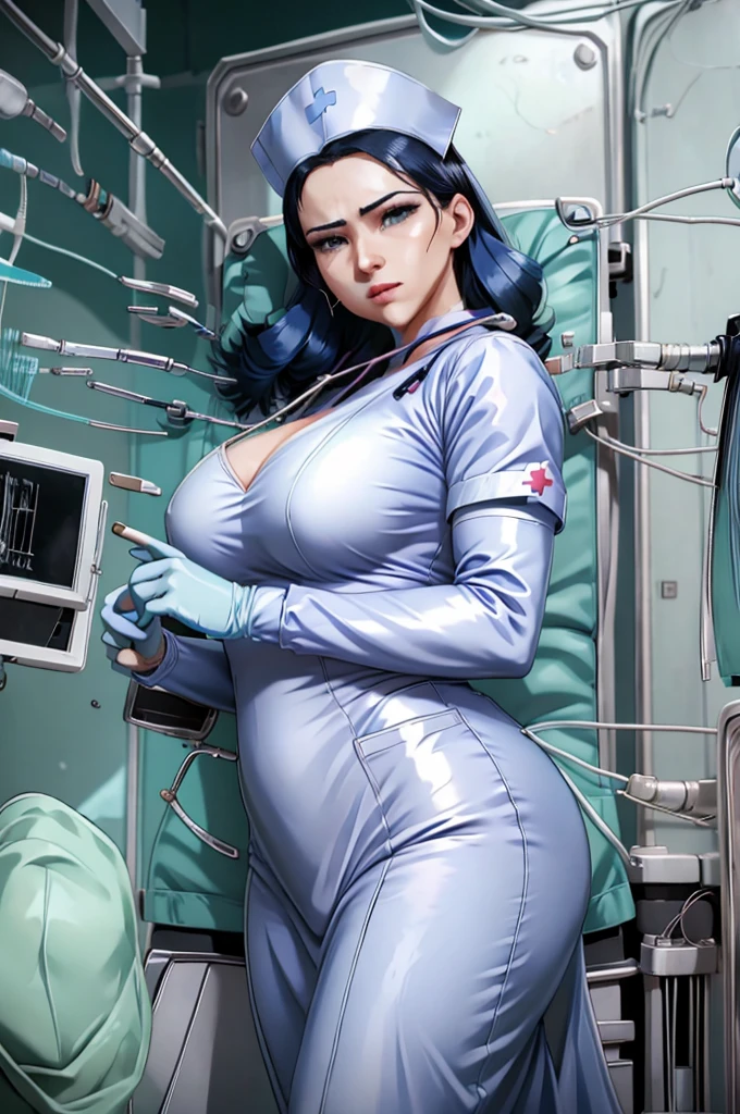 nurse uniform,hospital, latex nurse suit,nurses,busty,elbow gloves,labcoat,black hair woman,blueeyes , gigantic ,medical instruments,asian nurse,two nurses,speculum,examination room,oversize ,big ass ,strap on, lay on table ,legs spreaded,giving birth,gyno chair , dentist,Milf,latex,yellow uniform,oversize breasts,diaper