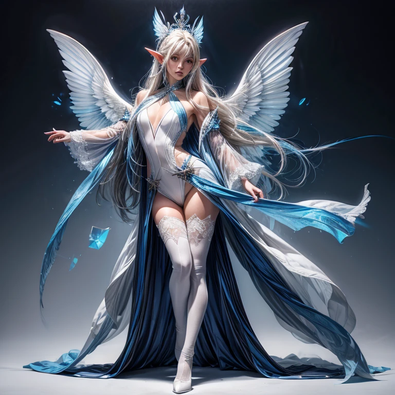 Translucent ethereal alien warrior,ModelShoot style, (Extremely detailed CG unified 8K wallpapers), The beauty of abstract stylization,,surrealism, 8K, Super detail, Best quality, Award-Awarded, Anatomically correct, 16k, Super detail