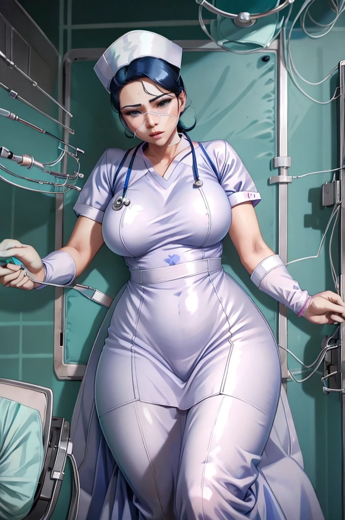 nurse uniform,hospital, latex nurse suit,nurses,busty,elbow gloves,labcoat,black hair woman,blueeyes , gigantic ,medical instruments,asian nurse,two nurses,speculum,examination room,oversize ,big ass ,strap on, lay on table ,legs spreaded,giving birth,gyno chair , dentist,Milf,latex,yellow uniform,oversize breasts,diaper