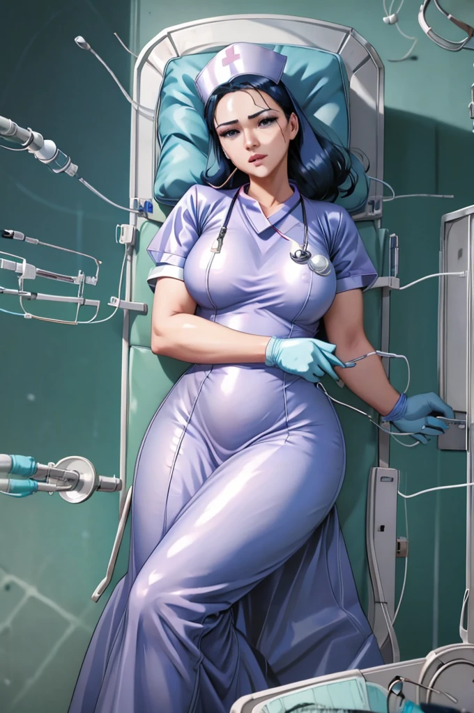 nurse uniform,hospital, latex nurse suit,nurses,busty,elbow gloves,labcoat,black hair woman,blueeyes , gigantic ,medical instruments,asian nurse,two nurses,speculum,examination room,oversize ,big ass ,strap on, lay on table ,legs spreaded,giving birth,gyno chair , dentist,Milf,latex,yellow uniform,oversize breasts,diaper