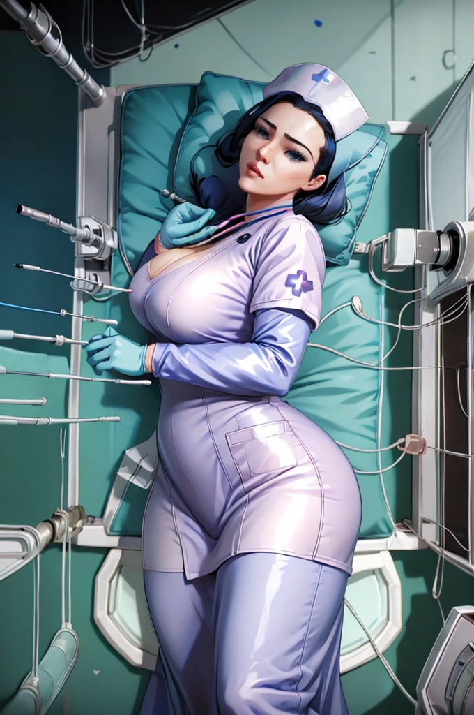 nurse uniform,hospital, latex nurse suit,nurses,busty,elbow gloves,labcoat,black hair woman,blueeyes , gigantic ,medical instruments,asian nurse,two nurses,speculum,examination room,oversize ,big ass ,strap on, lay on table ,legs spreaded,giving birth,gyno chair , dentist,Milf,latex,yellow uniform,oversize breasts,diaper