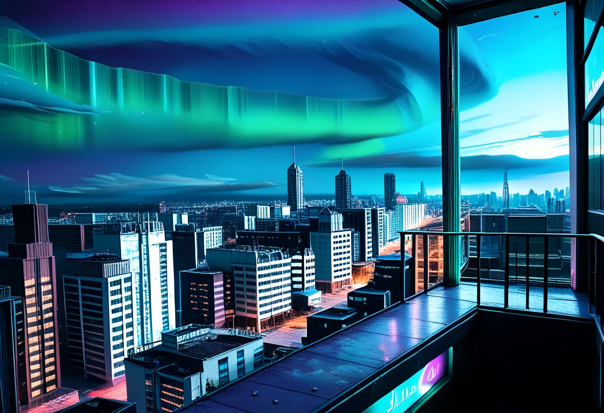 score_9, score_8_up, score_7_up, 3d, (Photo), (Scenic Background, View of Massive Modern City from a high rise balcony, with a dense fog covering the ground, a large Modern Neon City with skyscrapers and tall buildings, aurora and stars fill the night sky: 1.3), extremely detailed, ray tracing, RTX, high saturation, high contrast, photon mapping, gloomy, (sharp image), (best quality), (detailed background), (intricate details), (lowkeylights_v2), (Dark), (Low-Key)
