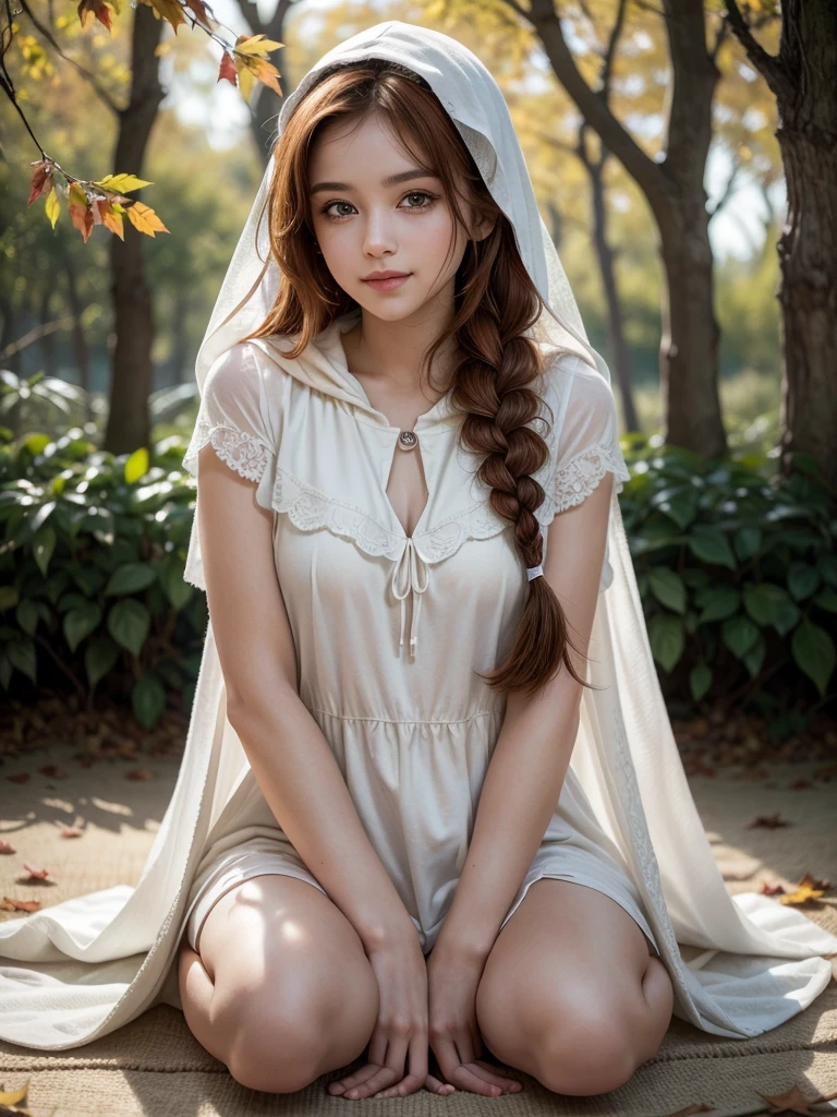 (8k, RAW photo, best quality, masterpiece), (photorealistic), outstanding details, ultra-high resolution, anatomically correct, textured skin, (Extremely precise and accurate anatomy),
Ultra Detailed Face, Detailed Eyes, 

One girl, (whole body:1.4), (full body:1.4), Gaze, Cute Japanese girl , 20-year-old, ( Wolf Ears) , (Big wolf tail:1.4), 
(faint smile),  (Mouth slightly open), ( Double teeth) , 
Side braids, Brown Hair,
curvy, 

( Medieval European Costume) , 
in the forest, grassland, wilderness, Forest, 

Background blur, far and near method, 
morning sun, (backlighting), 
reflection light from below, 
atmospheric perspective, depth of field, 
(dramatic lighting), cinematic lighting, 
Artistic, Baroque, Cinematography, Portrait Photography,
