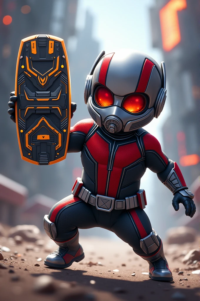 cinematic shot of realistic cute deadpool , surounded by fire, seamless, epic, cinematic, intricate detail, award winning, great lighting, shading, high quality, detailed