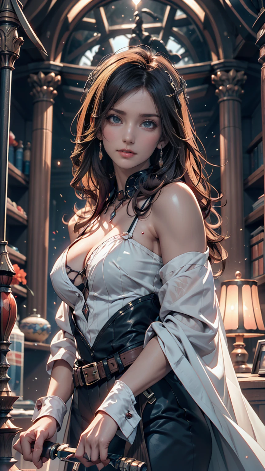 A painting of a woman in a dress blowing bubbles, Reusch and Wow, Mysterious Bubbles, Moebius + Reusch + Wow, Dreamy details, intricate Wow, A close-up fantasy using the magic of water, fairy tale artwork, Fairy tale painting, Anna Dittmann style, Wow art, Realistic fantasy painting, Artgerm Julie Bell Beeple