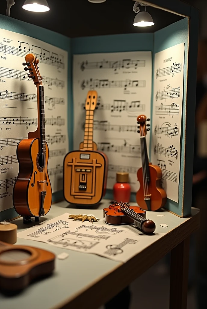 Science fair model on different genera of music all generas including another one with more description something which can be made at home